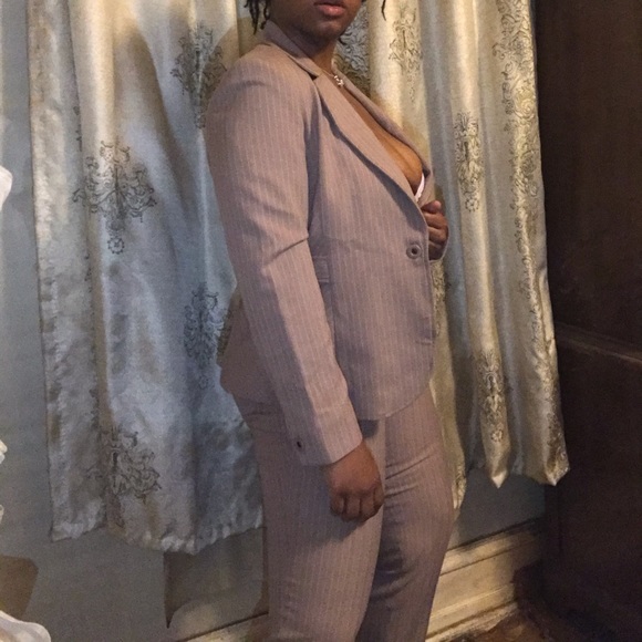 Pinstripe Amanda Smith Suit - Picture 1 of 4